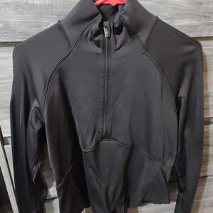 Lululemon Always Alert half zip black